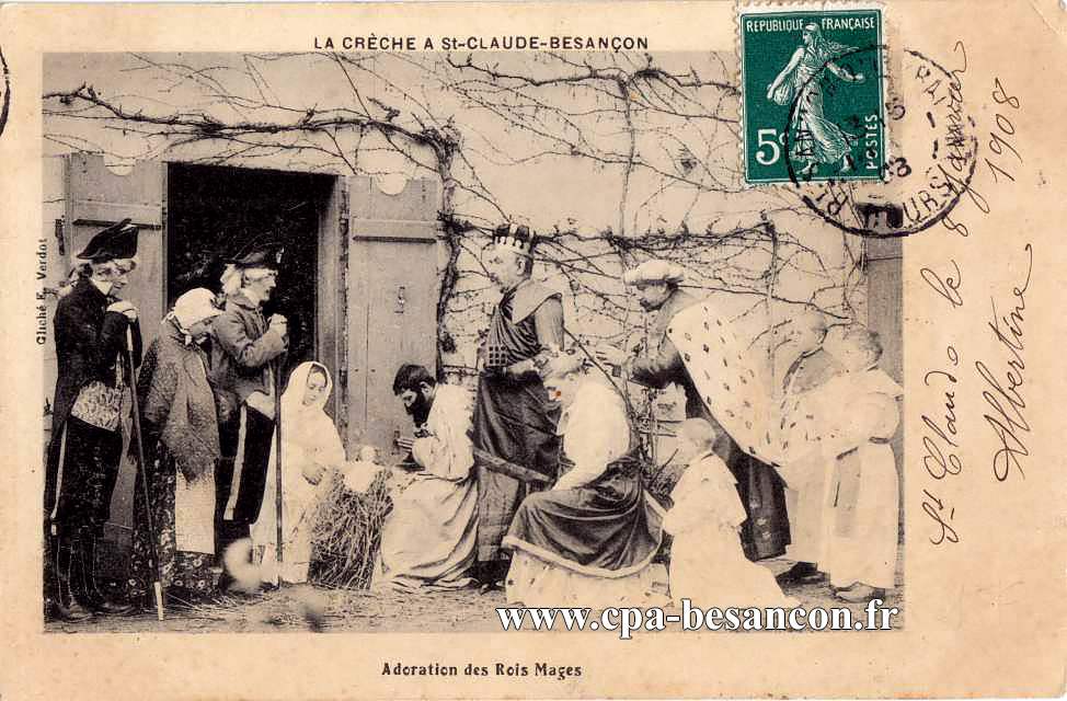 LA CRÈCHE A ST-CLAUDE - BESANÇON - Adoration des Rois Mages